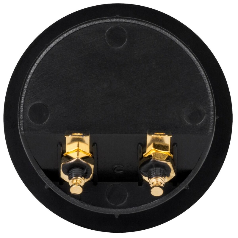 Parts Express Pressfit Speaker Terminal Cup 2-1/4" Gold Binding Post Banana Jack