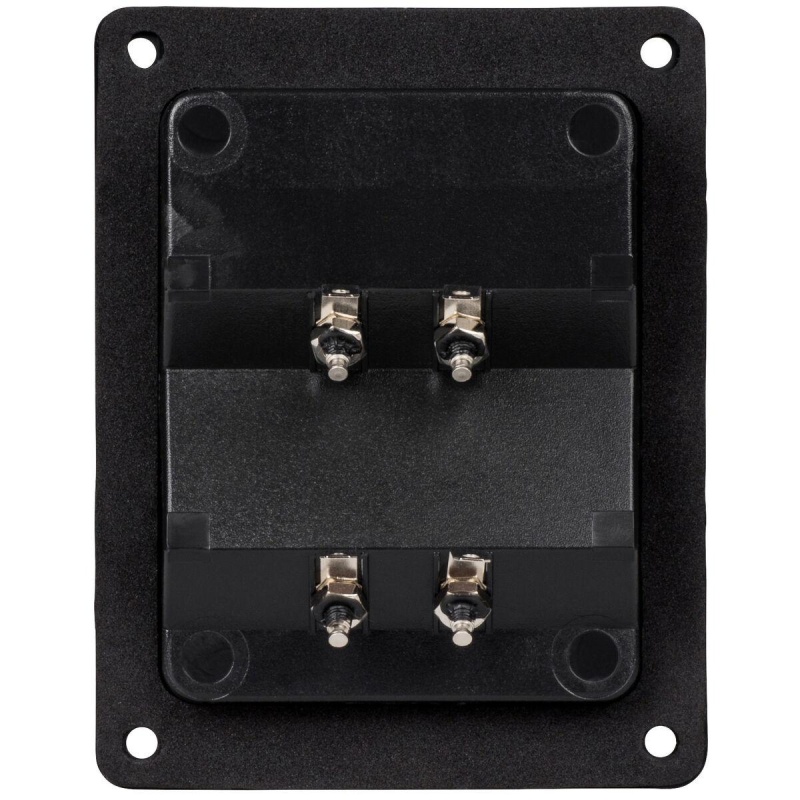 Bi-Amp Speaker Terminal Cup Satin Nickel Binding Post Banana Jack