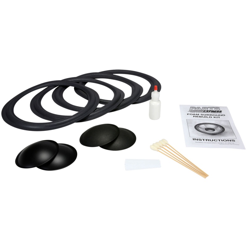 Parts Express Speaker Surround Re-Foam Repair Kit For 12" Speaker