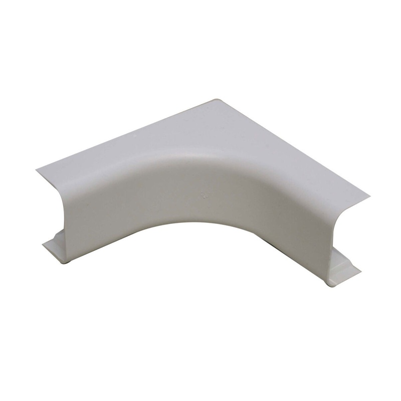 Quest Fic-42412 Raceway Inside Corner 1" White 2 Pcs