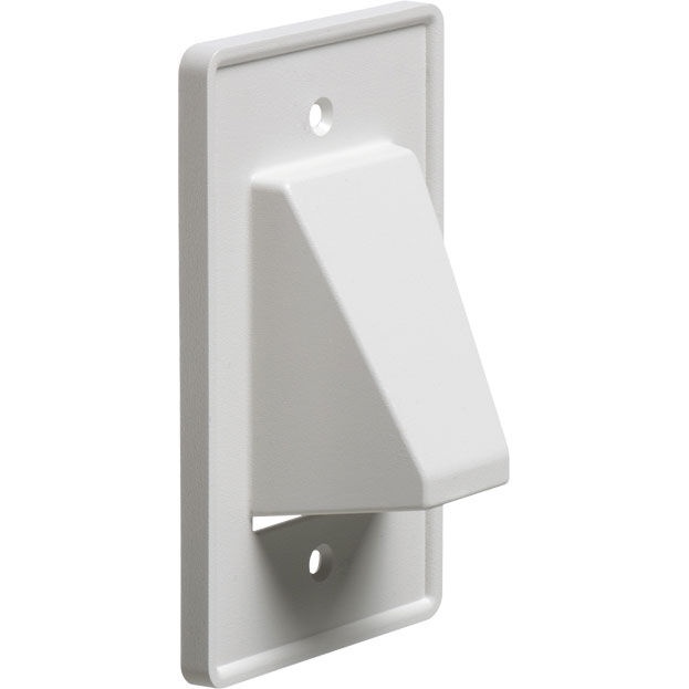 Arlington Industries Ce1 Single Gang Reversible Low Voltage Cable Entrance Plate