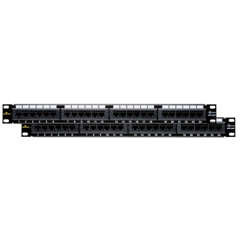 Datacomm 20-5624 Cat 6 24-Port Universal Patch Panel