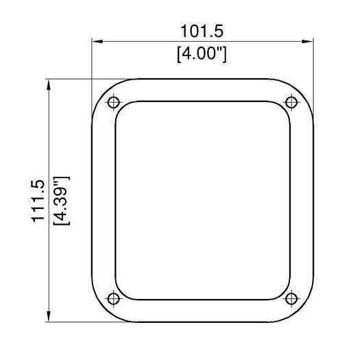 Penn-Elcom D0946g Gasket For 4" X 4-3/8" Dish