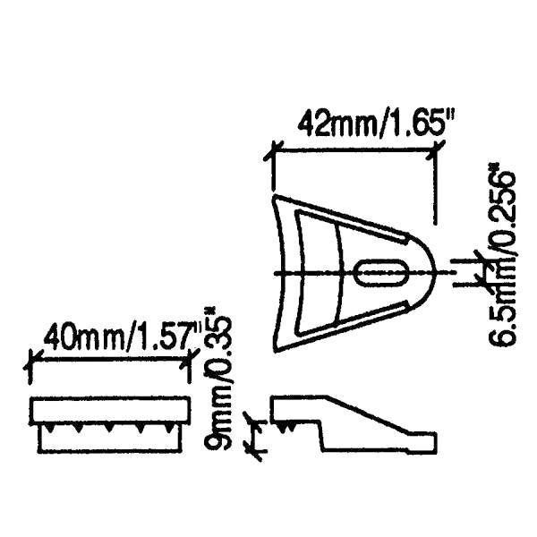 Penn-Elcom G0727/No Speaker Clamp Only 4 Pcs