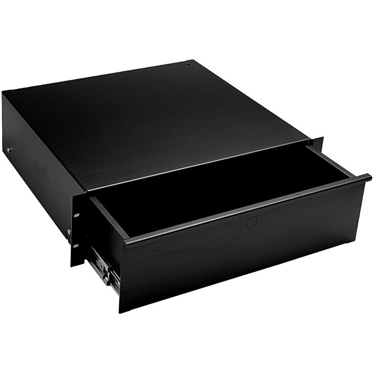 Middle Atlantic Ud3 Utility Rack Drawer 3U Black Powder Coat Finish