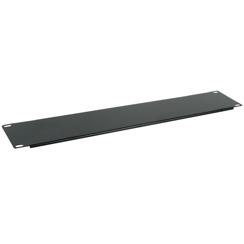 Heavy Duty 0.065" Steel Blank Rack Panel 2U With Flanges