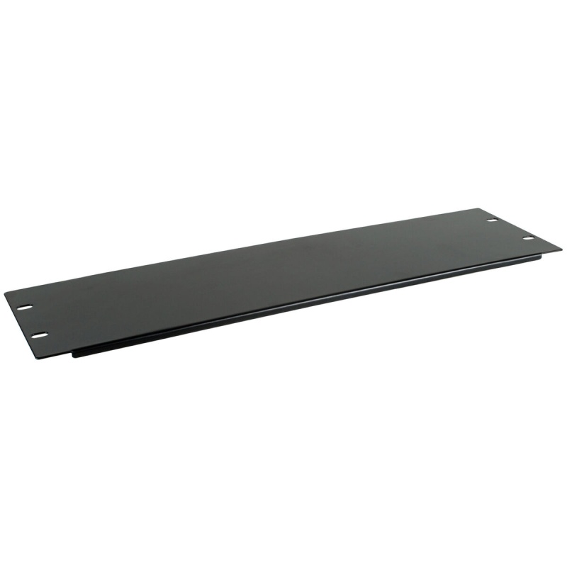 Heavy Duty 0.065" Steel Blank Rack Panel 3U With Flanges