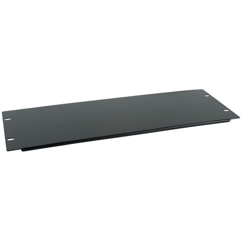 Heavy Duty 0.065" Steel Blank Rack Panel 4U With Flanges