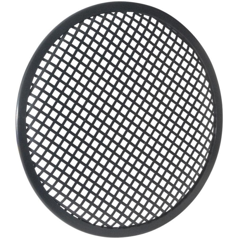 Parts Express Heavy Duty 15" Waffle Style Black Steel Speaker Grille With Rubber Edge