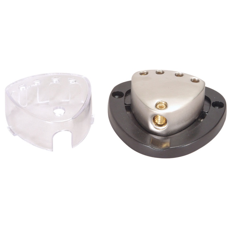 Audtek Platinum Distribution Block One 4 Awg In X Four 8 Awg Out1 X 4
