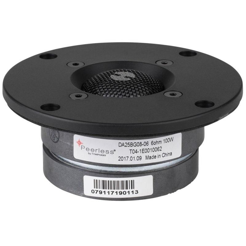 Peerless By Tymphany Da25bg08-06 1" Aluminum Dome Tweeter 6 Ohm