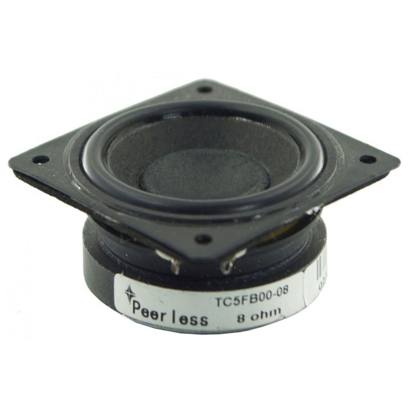 Peerless By Tymphany Tc5fb00-08 1-1/2" Paper Cone Full-Range Driver 8 Ohm