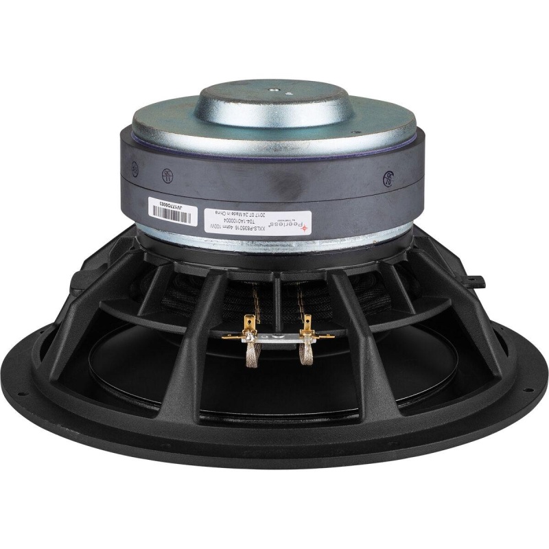 Peerless By Tymphany Xxls-P835016 10" Black Aluminum Cone Subwoofer 4 Ohm