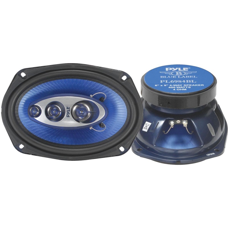 Pyle Pl6984bl Blue Label 6"X9" 4-Way Speaker Pair