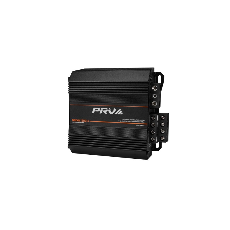 Prv Audio Mdx1200.4 1 Ohm Mdx Series 4-Channel Mini Amplifier 1200w