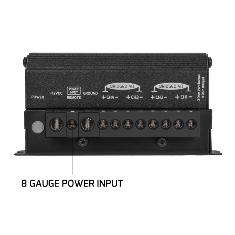 Prv Audio Mdx800.4 2 Ohm Mdx Series 4-Channel Mini Amplifier 800w