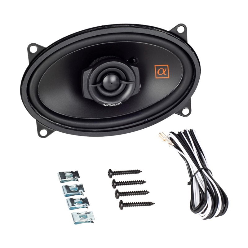 Alphasonik Ns46 4"X6" Neuron Series 2-Way Full-Range Speaker Pair