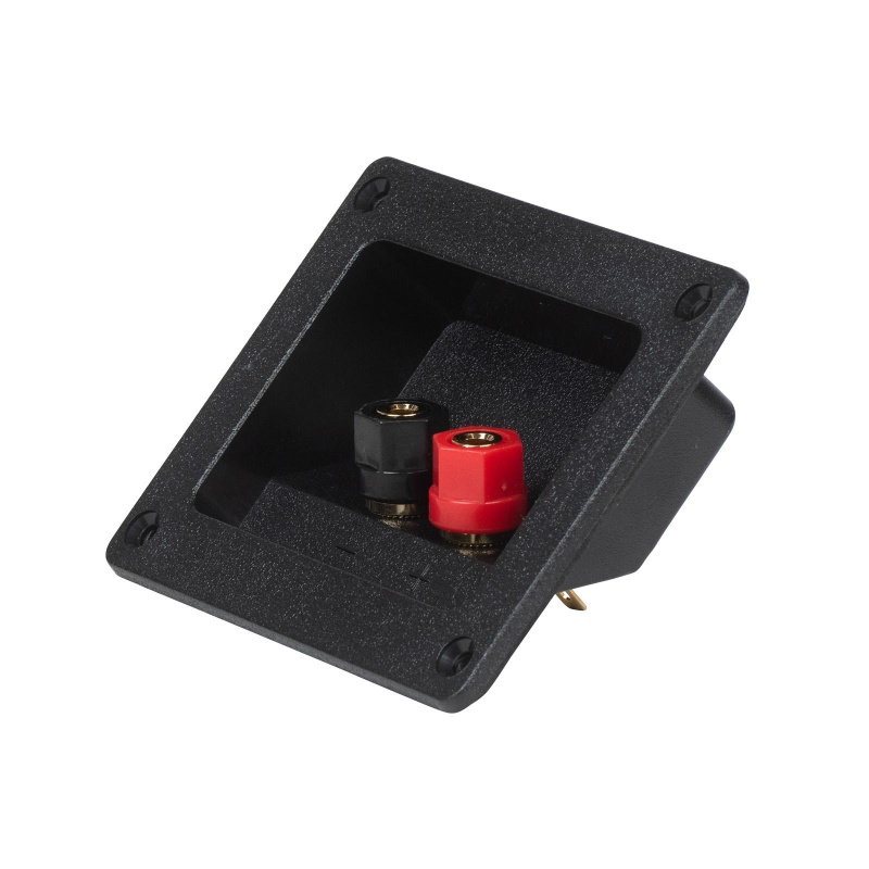 Recessed Gold-Plated 5-Way Speaker Binding Post Terminal