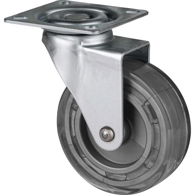 3" Swivel Caster Wheel With Metal Plate Mount