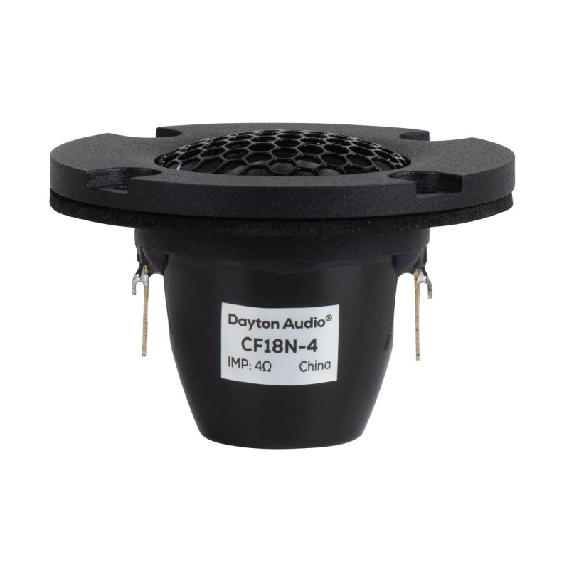 Dayton Audio Cf18n-4 3/4" Carbon Fiber Dome Neodymium Tweeter 4 Ohm