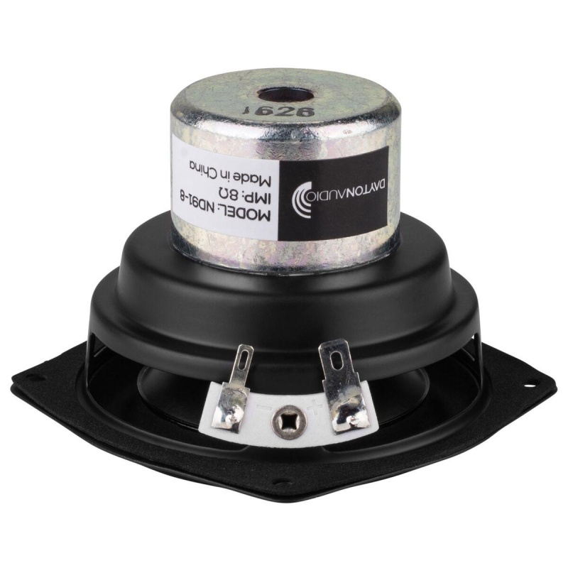 Dayton Audio Nd91-8 3-1/2" Aluminum Cone Full-Range Neo Driver 8 Ohm