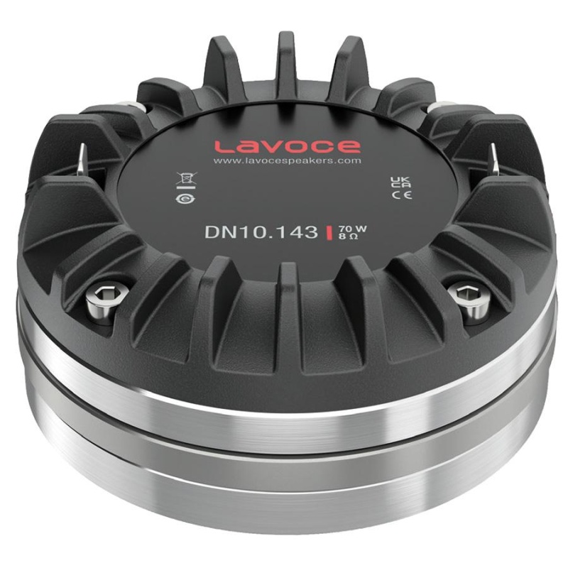 Lavoce Dn10.143 1” Neodymium Annular Compression Driver 8 Ohm 2/3-Bolt
