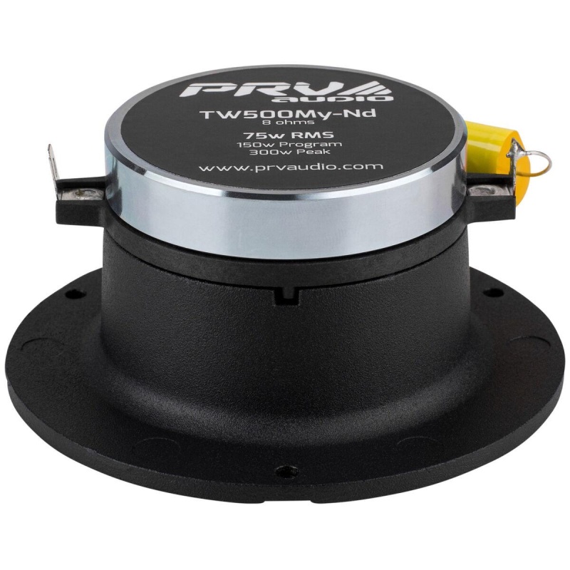 Prv Audio Tw500my-Nd Neodymium High Power Mylar Bullet Super Tweeter 8 Ohm