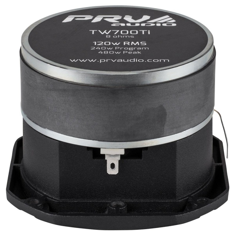 Prv Audio Tw700ti High Power Titanium Bullet Super Tweeter 8 Ohm Black