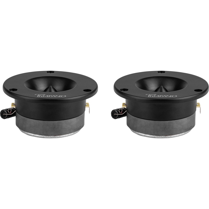 Timpano Audio Tpt-St3 Black 4" Round Super Tweeter Pair 4 Ohm