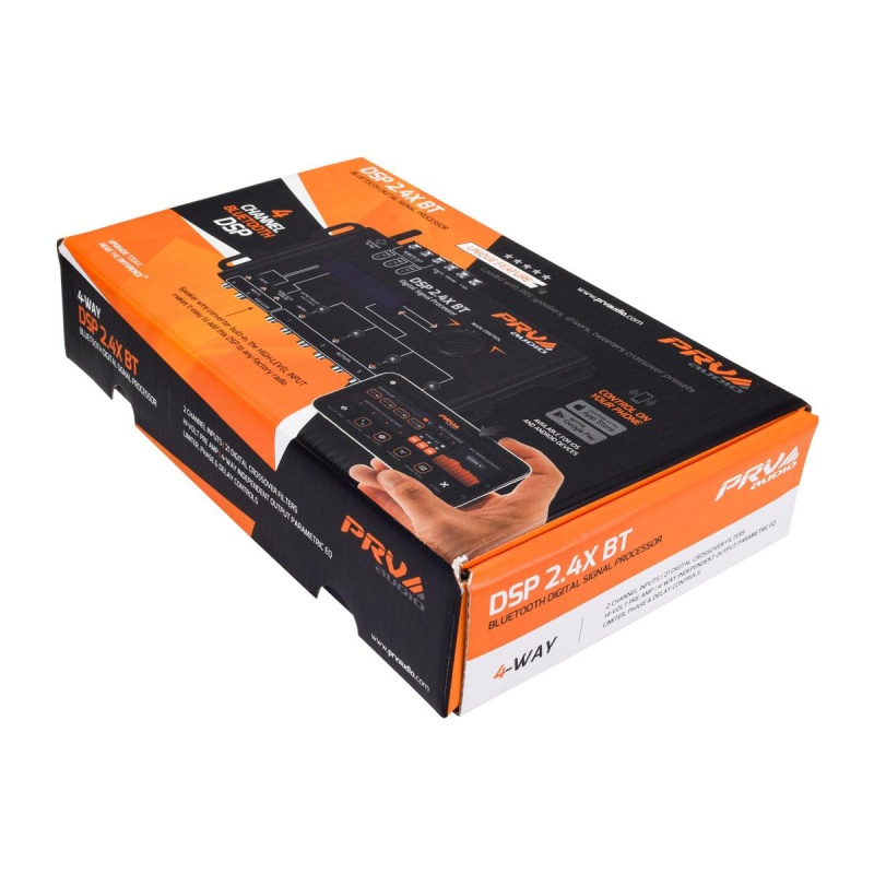 Prv Audio Dsp 2.4X Bt 4-Channel Bluetooth Digital Signal Processor