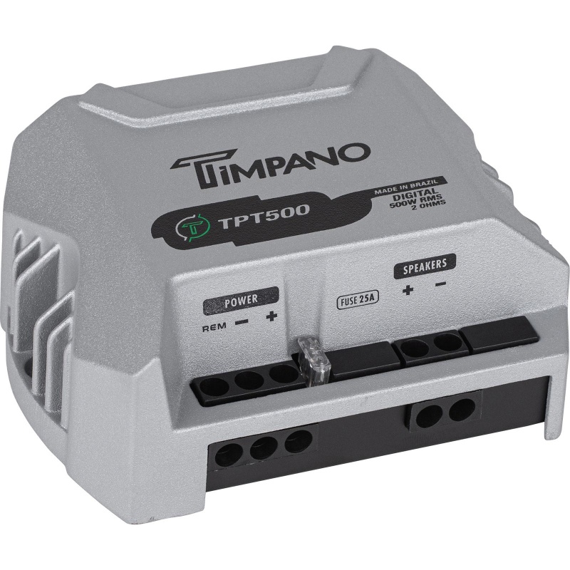 Timpano Audio Tpt-500 2 Ohm 500 Watt Mono Car Audio Amplifier