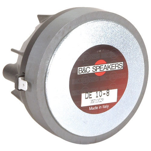 B&C De10-8 1" Mylar Horn Compression Driver 8 Ohm 2-Bolt