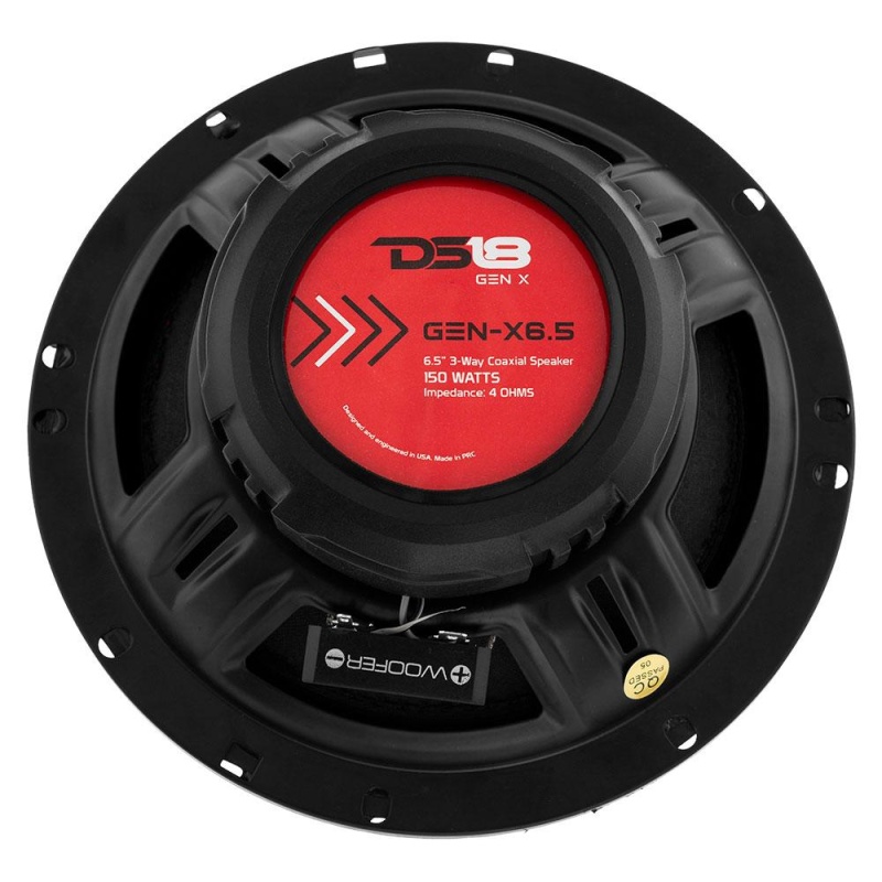 Ds18 Gen-X G6.5Xi 6-1/2" 3-Way 150W Coaxial Speaker Pair 4 Ohm