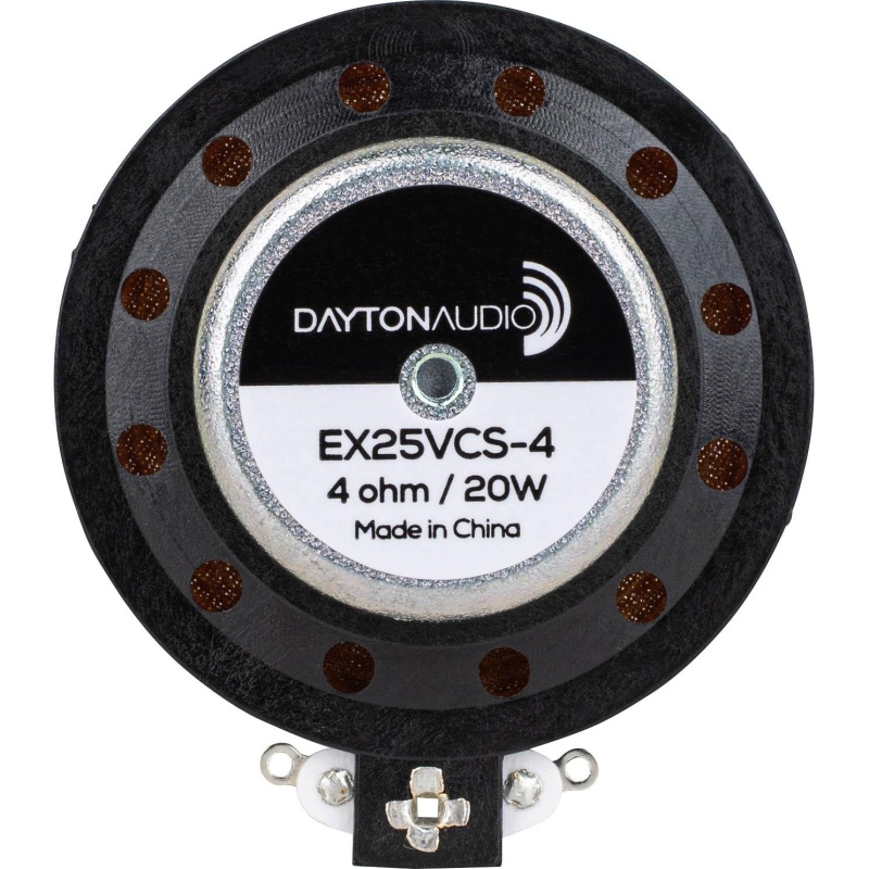 Dayton Audio Vented Conex Suspension Audio Exciter Ims Mount 25Mm 20W 4 Ohm Ex25vcs-4