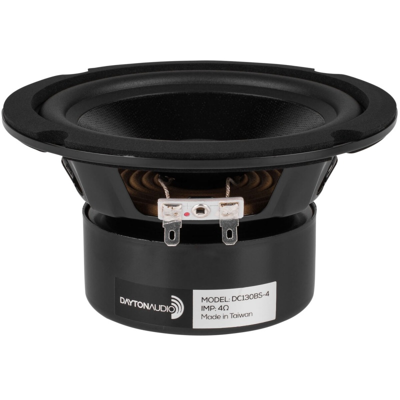 Dayton Audio Dc130bs-4 5-1/4" Classic Shielded Woofer 4 Ohm
