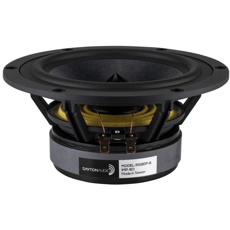 Dayton Audio Rs180p-8 7" Reference Paper Woofer 8 Ohm