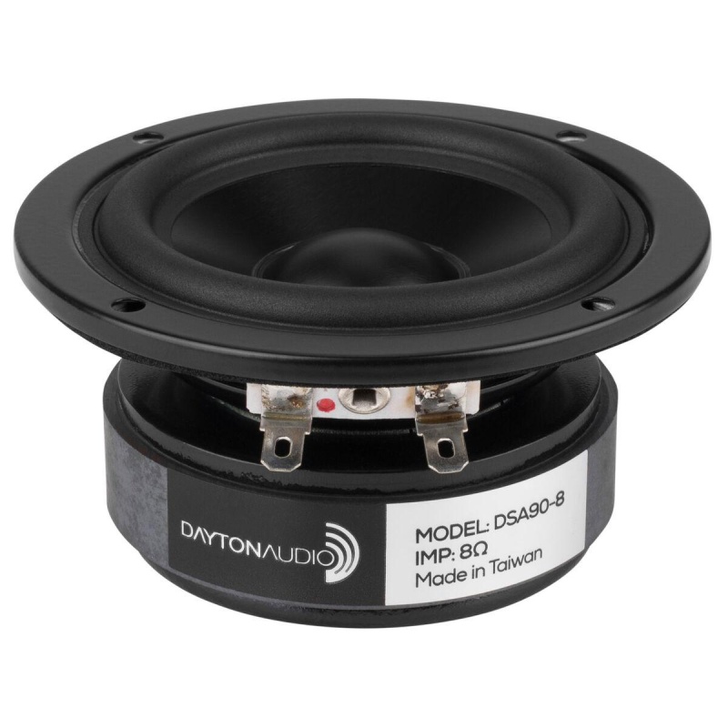 Dayton Audio Dsa90-8 3" Designer Series Aluminum Cone Full-Range Driver 8 Ohm