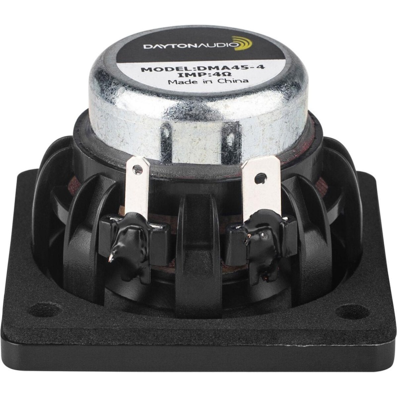 Dayton Audio Dma45-4 1-1/2" Dual Magnet Aluminum Cone Full-Range Driver 4 Ohm