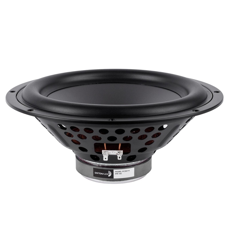 Dayton Audio Pcs12-4 12" Paper Cone Subwoofer Driver 4 Ohm