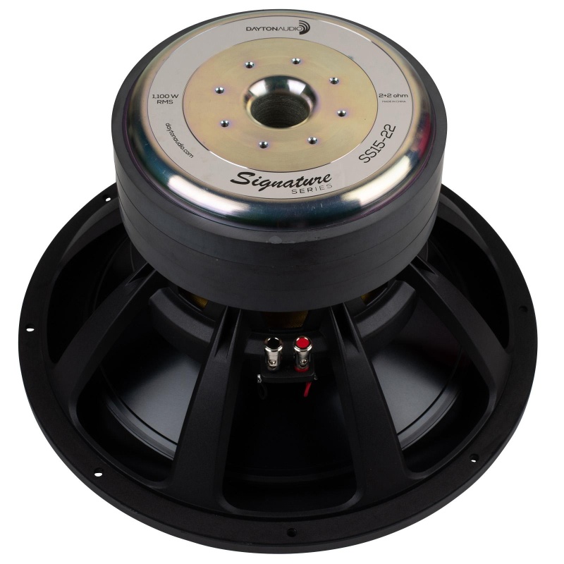 Dayton Audio Ss15-22 15" Signature Series Dvc Subwoofer 2 Ohm Per Coil