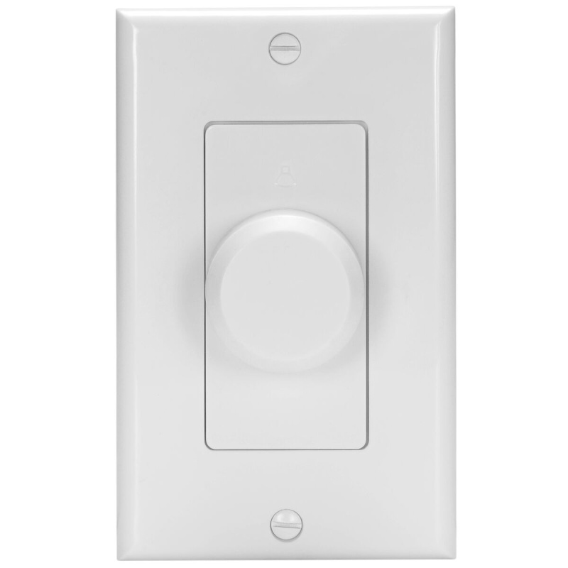 70V 30W Decora Style White Autotransformer Speaker Volume Control