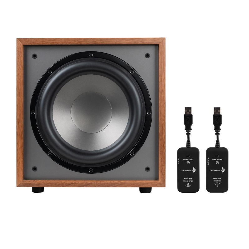 Dayton Audio Wireless Package For Classic Collection Cs1200 Powered Subwoofer Wood