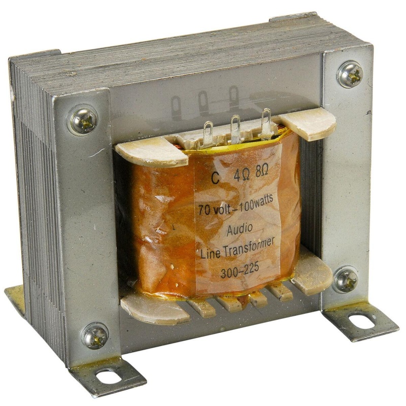 70V 100W High Power Speaker Line Matching Transformer