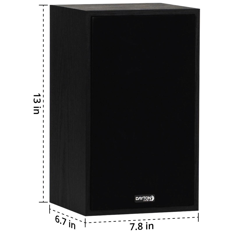 Dayton Audio Classic B65 Bookshelf Speaker Pair Black