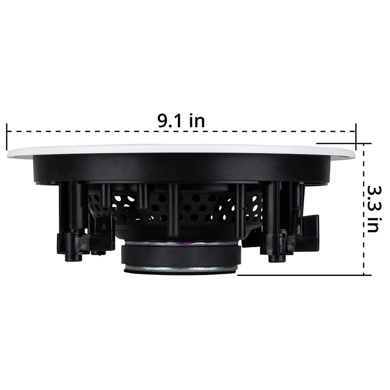 Dayton Audio Cc65w 6-1/2" 2-Way In-Ceiling Speaker Pair