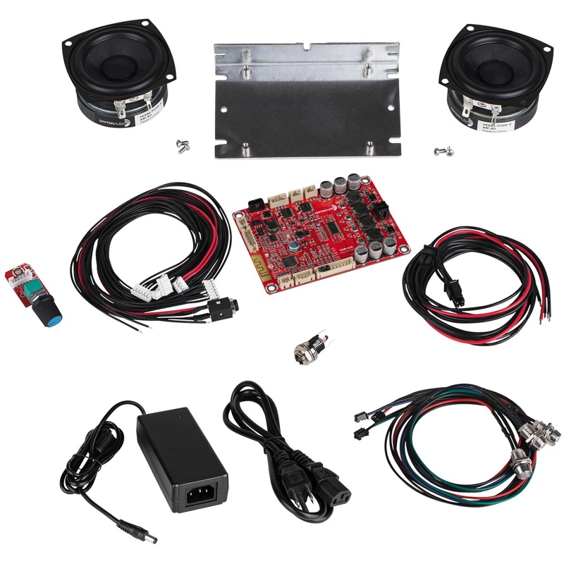 30 Watt Powered Bluetooth Speaker Package With 2-1/2" Full-Range Drivers