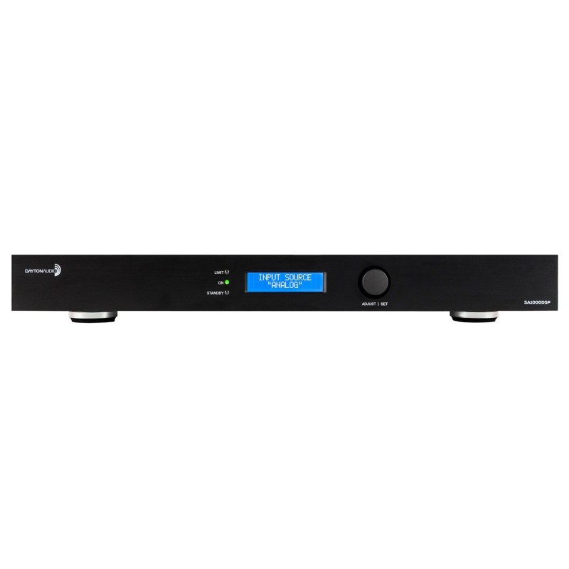 Dayton Audio Sa1000dsp 1000 Watt Rms Home Theater Subwoofer Amplifier With Dsp Auto Room Eq Class D Power Amp