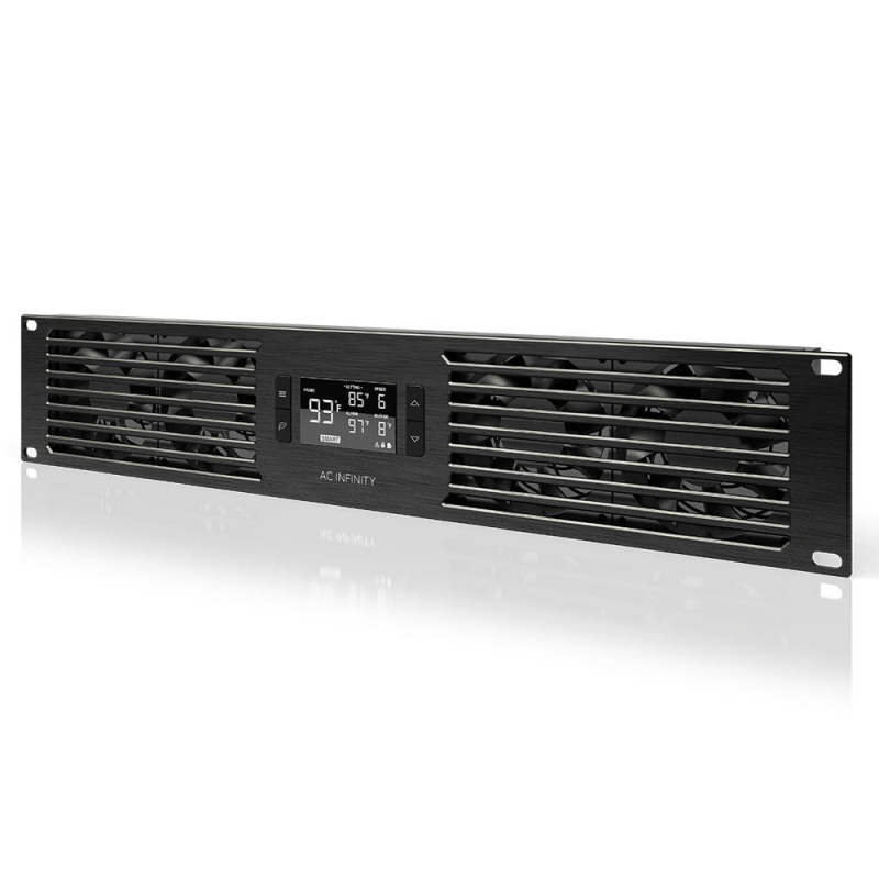 Ac Infinity Cloudplate T7 2U Rack Cooling System - Exhaust