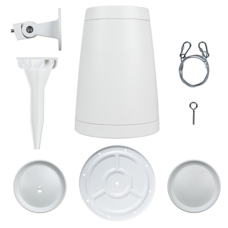 Dayton Audio 6-1/2" Pendant/Landscape Speaker 70V/100V/8 Ohm White Wp60xtw