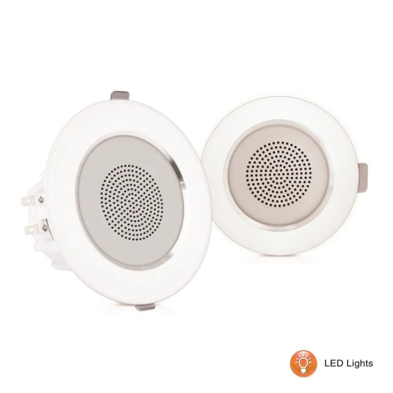 Pyle Pdicle35 3.5" Led Home In-Wall / Ceiling Speaker Pair